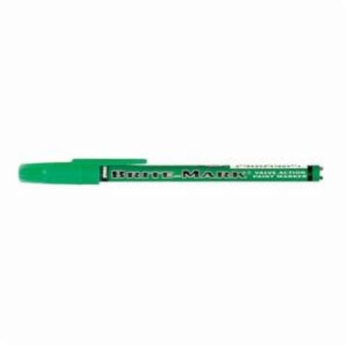Dykem® BRITE-MARK® 41004 Permanent Paint Marker With Valve Action, Fine Tip, Green